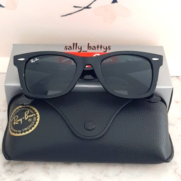 Ray Ban (Store Display) Wayfarer all Black RB2140 - Picture 4 of 15